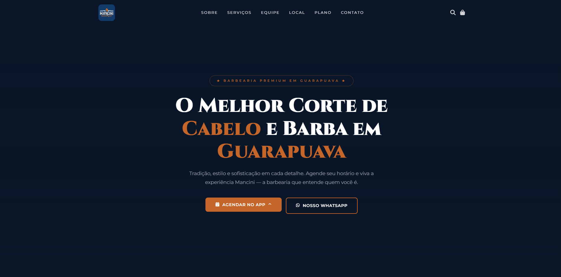Projeto Mancini Barbershop